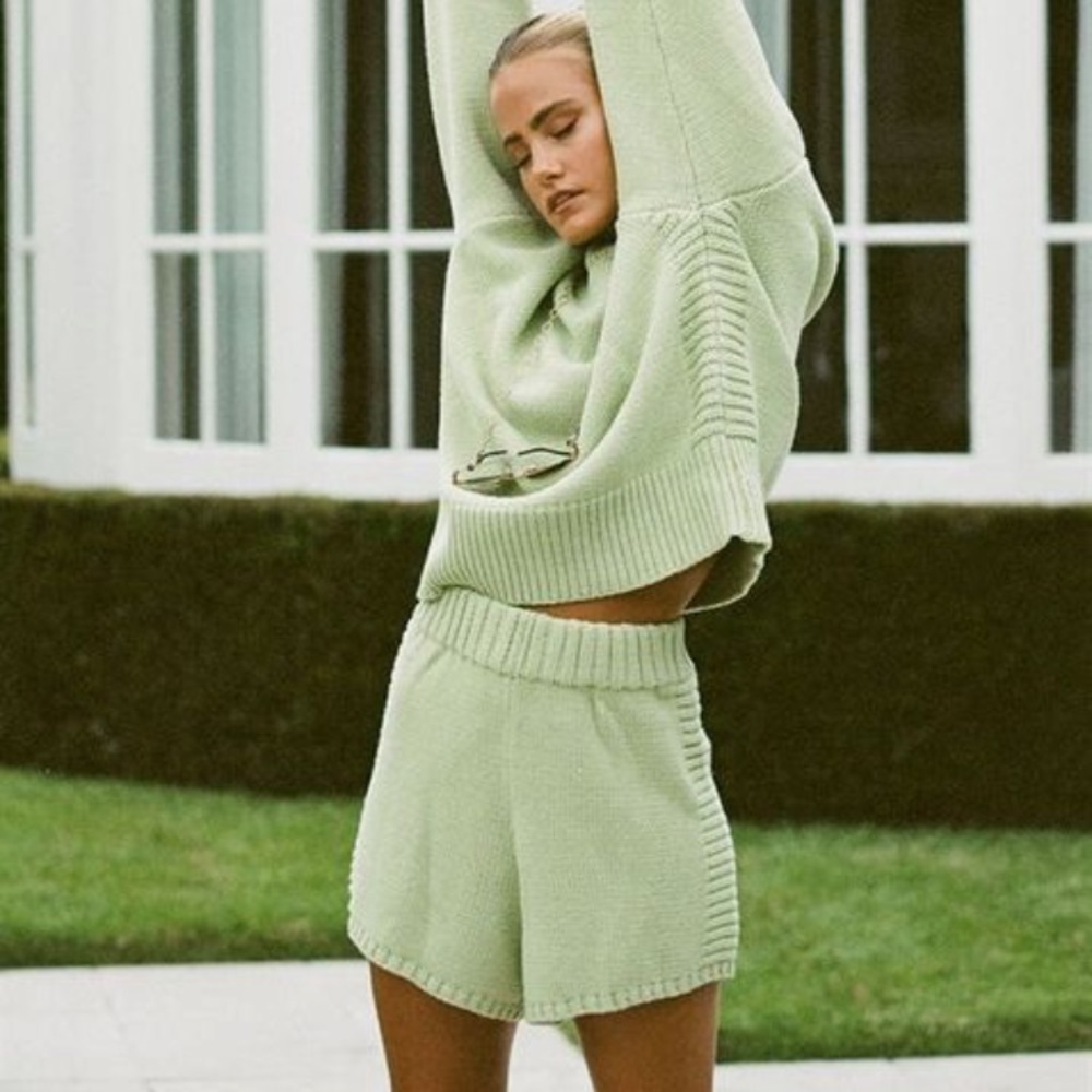 Ayva Knit Shorts Sabo Skirt NWT